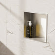 Crosswater Shower Niche Brushed Nickel Crosswater Square Shower Niche - 305 x 305 x 120mm