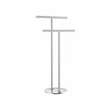 Smedbo Towel Rails and Rings Smedbo Outline Freestanding Double Towel Rail