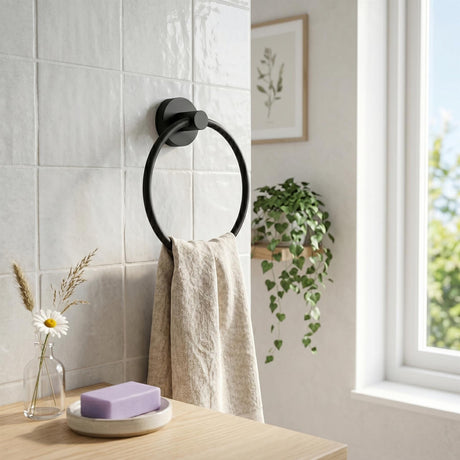 Smedbo Toilet Brush Black Smedbo Home Towel Ring