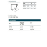 Merlyn Quadrant Shower Enclosure Merlyn IQ Easyfit 1 Door Quadrant Shower Enclosure
