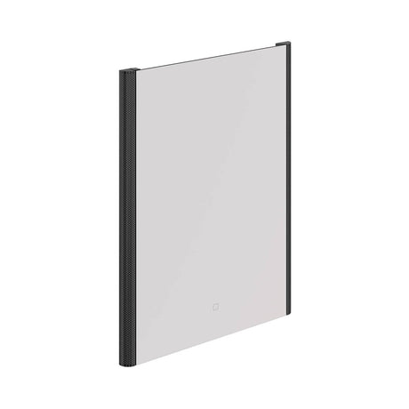 HiB Illuminated Mirror 600 x 800mm / Black Chrome HiB Bastille Mesh Illuminated Mirror