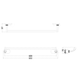 Burlington Towel Rails and Rings Burlington Guild Towel Rail