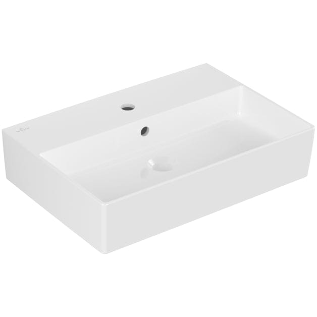 Villeroy & Boch Wall Hung Basin Villeroy & Boch Memento 2.0 Wall Hung Basin with Overflow in White Alpin