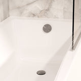 Crosswater Bath Waste Stainless Steel Crosswater 3ONE6 Bath Filler with Waste