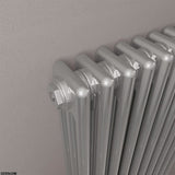 Eastbrook Column Radiator Eastbrook Rivassa Traditional 3 Column Radiator in Chrome Effect