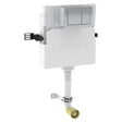 Geberit Concealed Cistern Square Plate in Chrome Geberit Duofix Alpha 1090mm Concealed Cistern