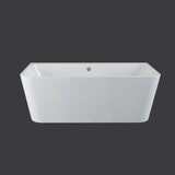 Imex Back to Wall Freestanding Baths Imex Ravine Back to Wall Freestanding Bath