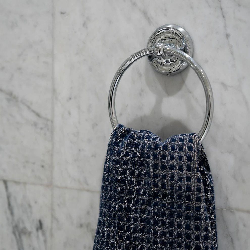 Smedbo Towel Rails and Rings Chrome Smedbo Villa Traditional Towel Ring