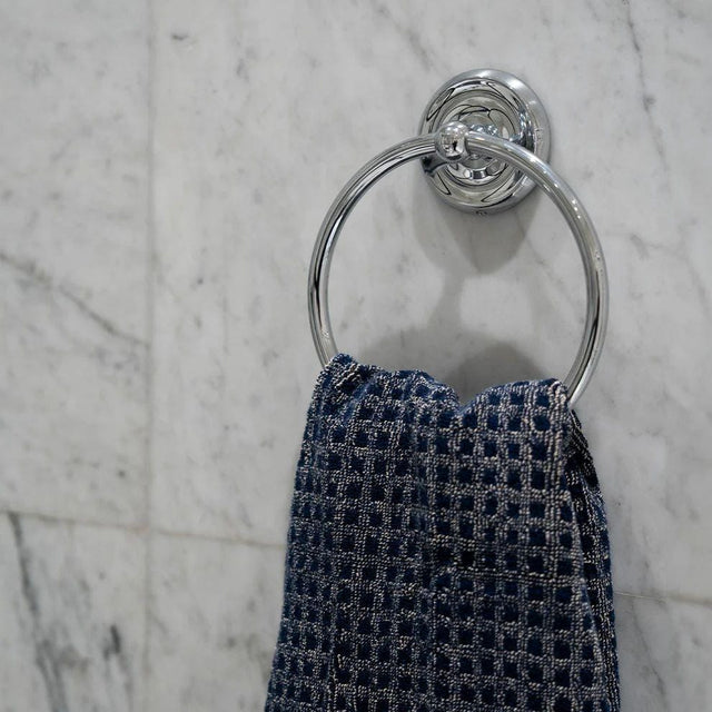 Smedbo Towel Rails and Rings Chrome Smedbo Villa Traditional Towel Ring