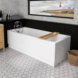 Eastbrook Portland Single Ended Bath 1600 x 800mm in 5mm White Acrylic