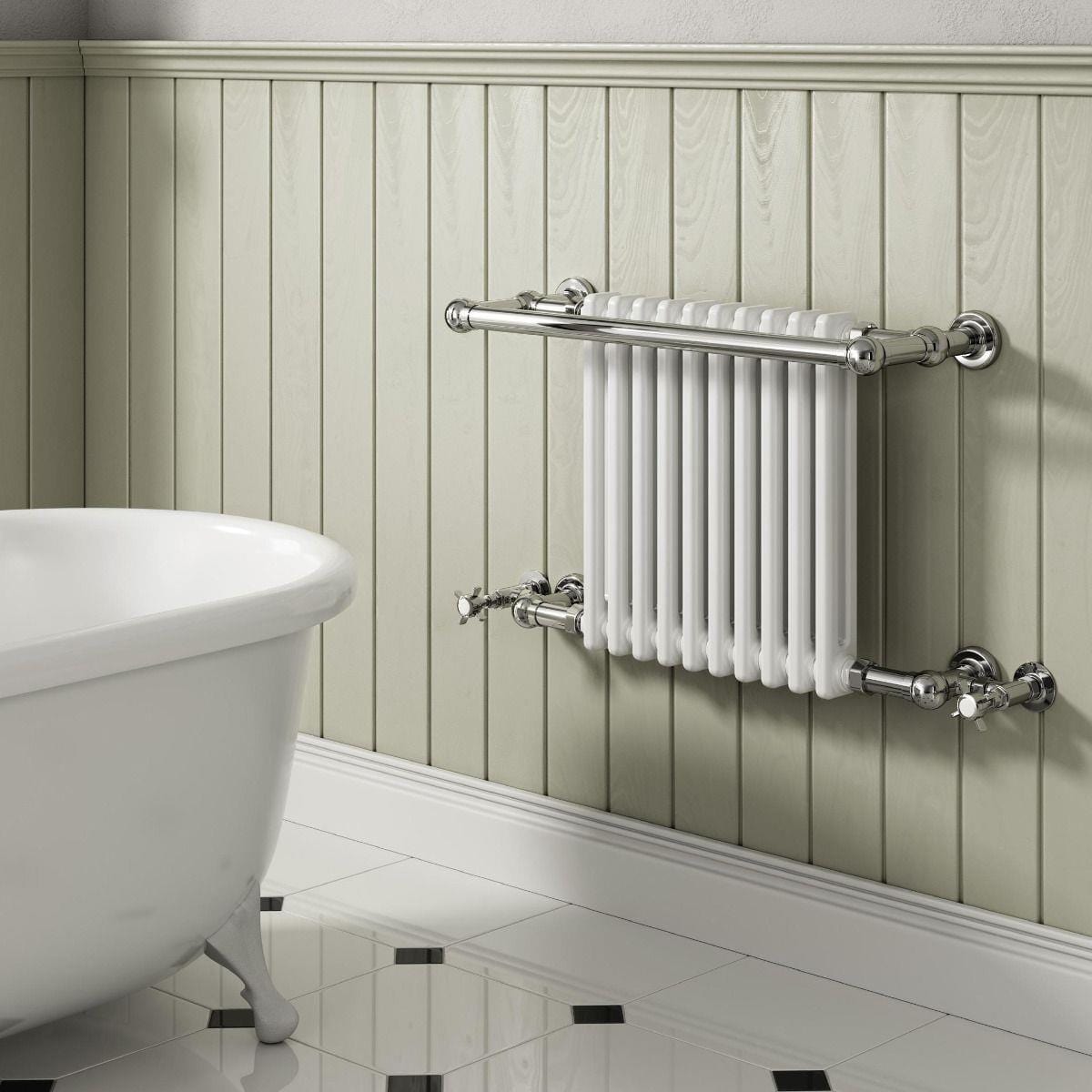 Reiner Traditional Towel Radiator 505 x 770mm Reina Camden Central Heating Traditional Towel Radiator