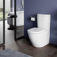 TOTO Close Coupled Toilet TOTO NC Close Coupled Rimless Toilet with Tornado Flush and Soft Close Seat