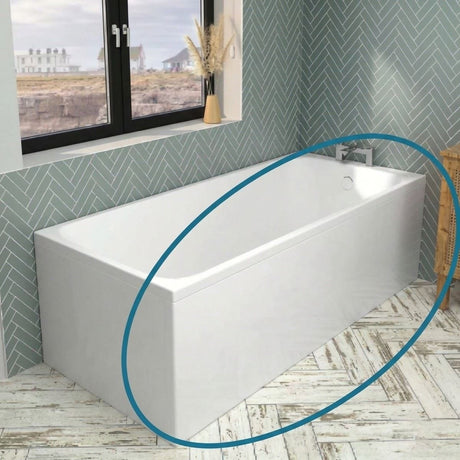 Eastbrook Bath Panel 1800mm / 5mm Acrylic Eastbrook Flat Front Bath Panel