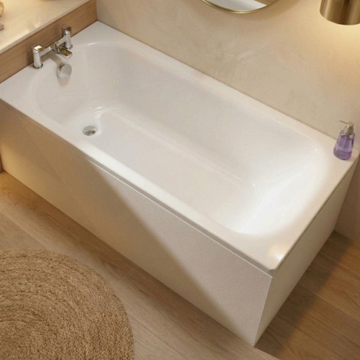 Kaldewei Single Ended Bath Kaldewei Saniform Plus Single Ended Steel Bath with Leg Set