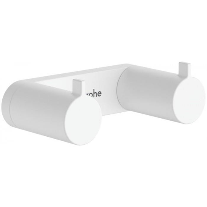 Hansgrohe Robe Hook Matt White Hansgrohe Addstoris S Double Towel Hook