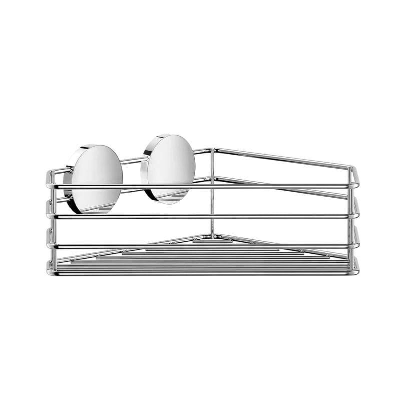 Smedbo Basket Smedbo Beslagsboden Frame Self-Adhesive Corner Shower Basket
