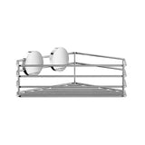 Smedbo Basket Smedbo Beslagsboden Frame Self-Adhesive Corner Shower Basket