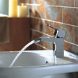 Flova Bidet Tap Flova Dekka Bidet Mixer with Clicker Waste in Diamond Chrome