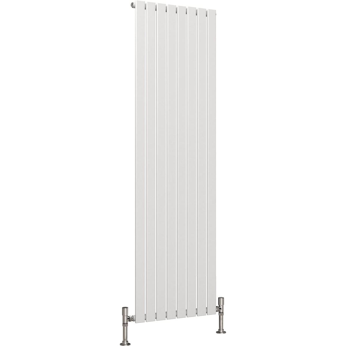 Aquarius Bathrooms Panel Radiator Aquarius Flat Single Vertical Radiator