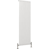 Aquarius Bathrooms Panel Radiator Aquarius Flat Single Vertical Radiator