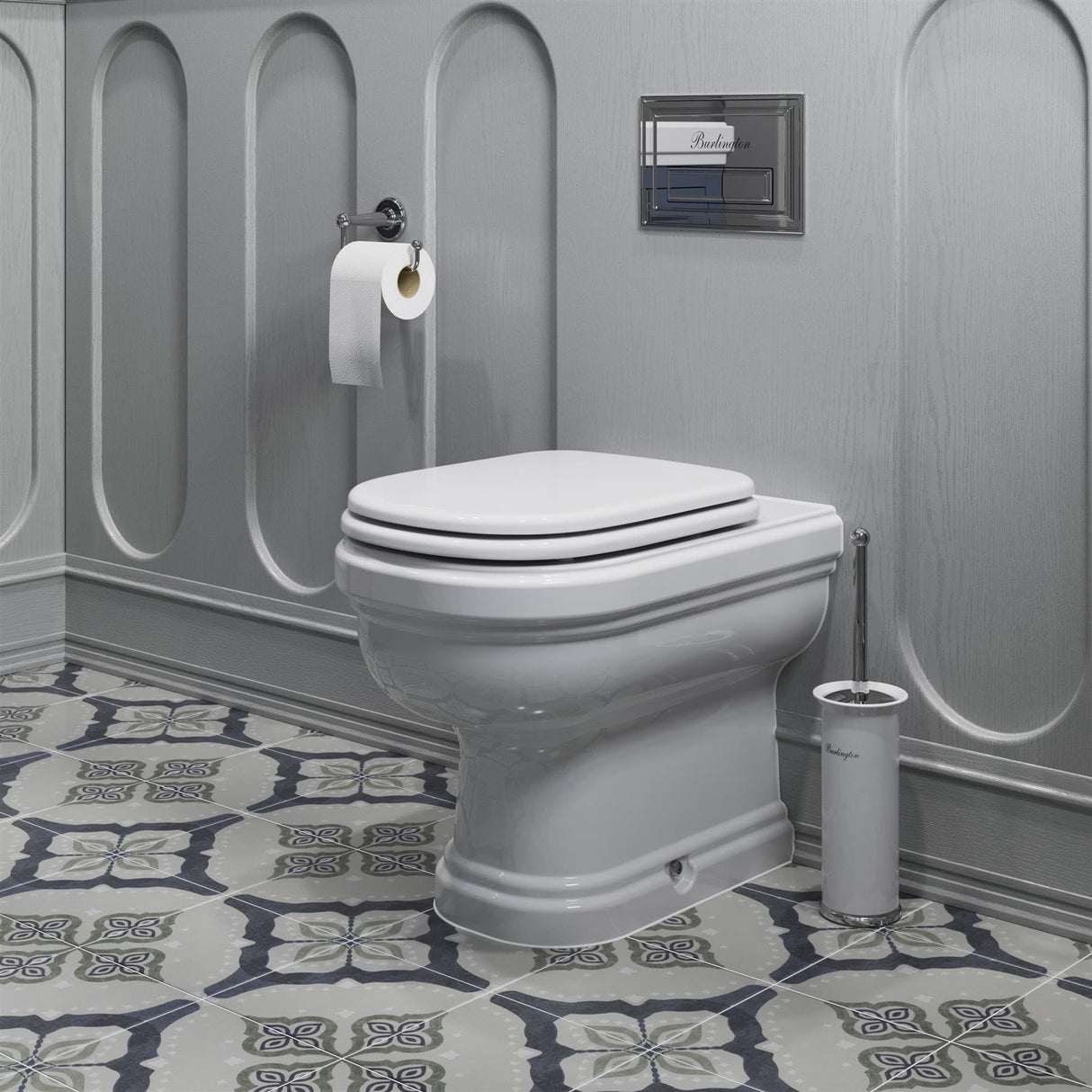 Burlington Back To Wall Toilet Burlington Riviera Back to Wall Toilet with Soft Close Seat