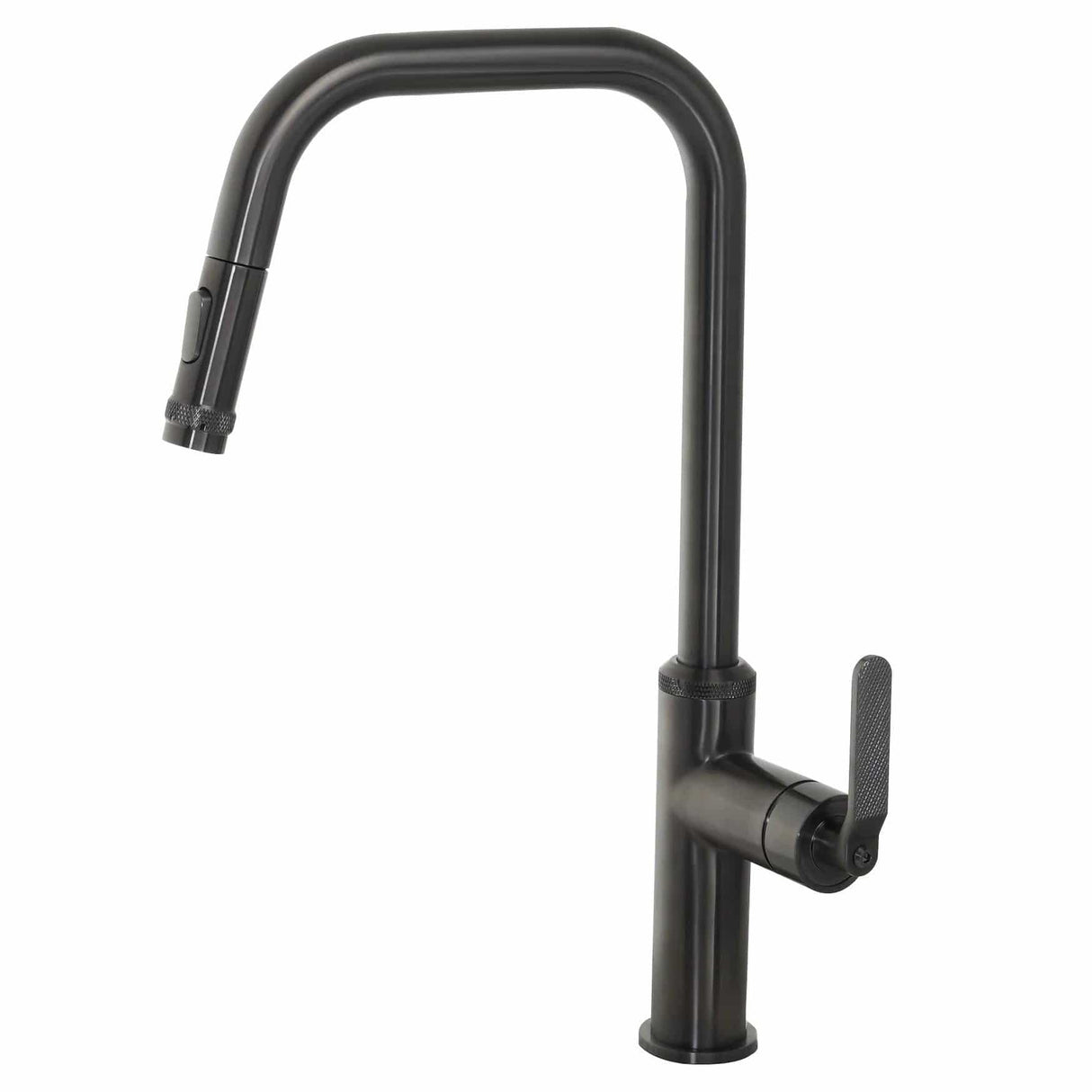 JTP Kitchen Tap Brushed Black JTP Decor Single Lever Pull Out Kitchen  Mixer Tap