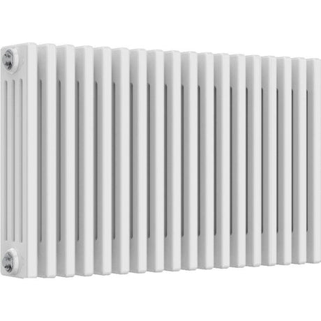 Aquarius Bathrooms Column Radiator 500mm x 830mm Aquarius Foundry Horizontal 4 Column Radiator in White