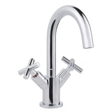 JTP Mono Basin Tap JTP Solex Deck Mounted Swivel Spout Basin Mixer Tap