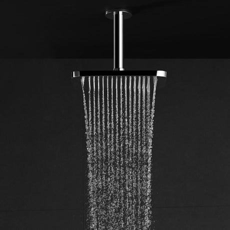 Flova Fixed Shower Head Flova Design 2 Function Rainshower Shower Head with Integral Ceiling Shower Arm