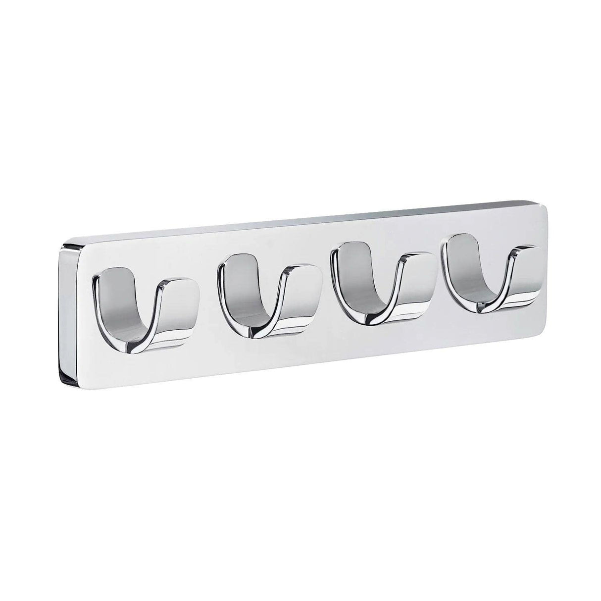 Smedbo Towel Rails and Rings Smedbo Ice Quadruple Towel Hook in Chrome