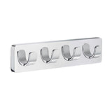 Smedbo Towel Rails and Rings Smedbo Ice Quadruple Towel Hook in Chrome