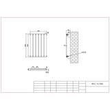 Aquarius Bathrooms Panel Radiator Aquarius Flat Panel Single Horizontal Radiator