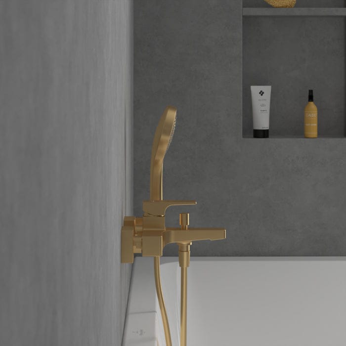 Villeroy & Boch Bath Shower Mixer Villeroy & Boch Architectura Square Wall Mounted Bath and Shower Mixer Tap