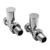 Reina Radiator Valve Chrome Reina Portland Straight Radiator Valves