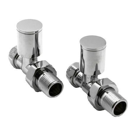Reina Radiator Valve Chrome Reina Portland Straight Radiator Valves