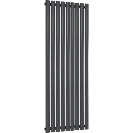 Aquarius Bathrooms Column Radiator 1600 x540mm Aquarius Athens Single Vertical Column Radiator in Anthracite