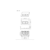 Aquarius Bathrooms Wall Hung WC Frame Aquarius Urbano 1080mm Frame and Cistern with Flush Plate