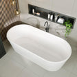 Eastbrook Modern Freestanding Bath Eastbrook Putney Low Level Freestanding Bath - 1590 x 740mm in Gloss White