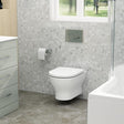 Imex Wall Hung Toilet Imex Ronda Rimless Wall Hung Toilet with Soft Close Seat