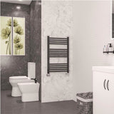 Eastbrook Wendover Straight Heated Towel Rail in Black Gold
