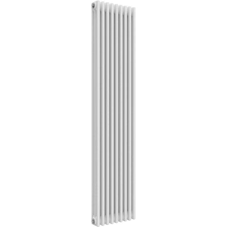 Aquarius Bathrooms Column Radiator 1800mm x 425mm Aquarius Foundry Vertical 3 Column Radiator in White