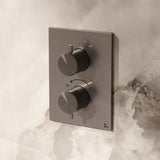 Crosswater Concealed Shower Valve Crosswater 3ONE6 Lever Crossbox 1 Outlet Trimset in Stainless Steel