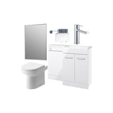Aquarius Vanity Unit Suite White / Right Hand Aquarius Urbano Premium 1000mm Vanity Unit  Suite (with Back to Wall Toilet)
