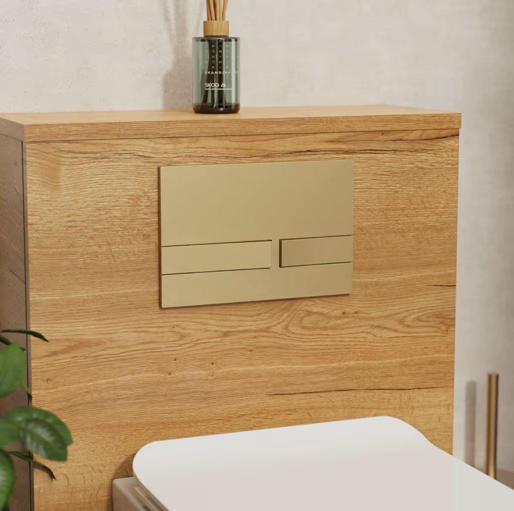 Crosswater Flush Plate Crosswater Venue Flush Plate in Brushed Brass