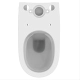 Ideal Standard Close Coupled Toilet Ideal Standard i.life O Close Coupled Rimless Toilet with HydroTwist Flush and Soft Close Seat