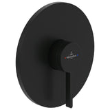 Villeroy & Boch Concealed Shower Valve Matt Black Villeroy & Boch Dawn Concealed 1-Outlet Single Lever Trim Set