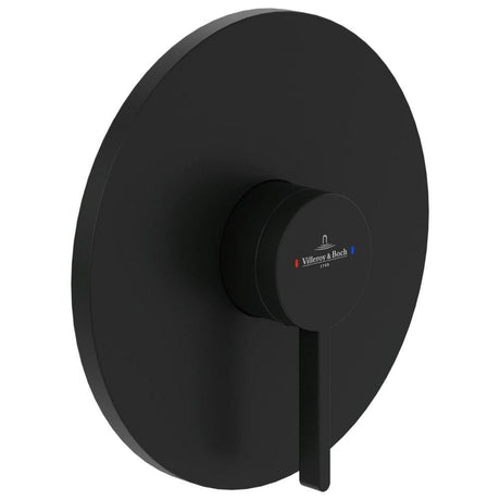 Villeroy & Boch Concealed Shower Valve Matt Black Villeroy & Boch Dawn Concealed 1-Outlet Single Lever Trim Set
