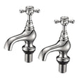 Imperial Pillar Basin Tap Imperial Lichfield 1/2" Basin Pillar Taps (Pair) in Chrome