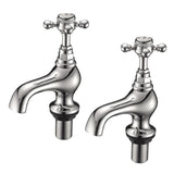 Imperial Pillar Basin Tap Imperial Lichfield 1/2" Basin Pillar Taps (Pair) in Chrome