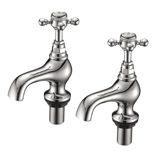 Imperial Pillar Basin Tap Imperial Lichfield 1/2" Basin Pillar Taps (Pair) in Chrome